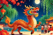 花红柳绿不夜天，生肖龙舞动吉庆之夜