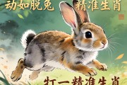 动如脱兔打一精准生肖