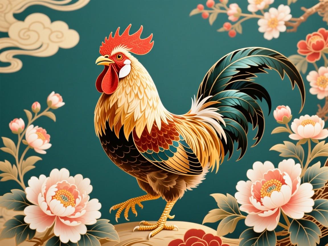 金鸡一唱百花醒