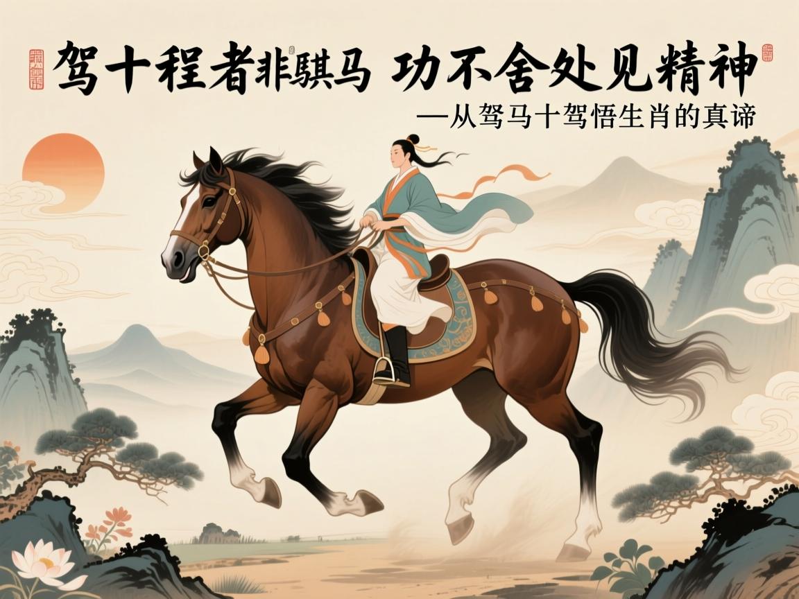 从驽马十驾悟生肖马的真谛