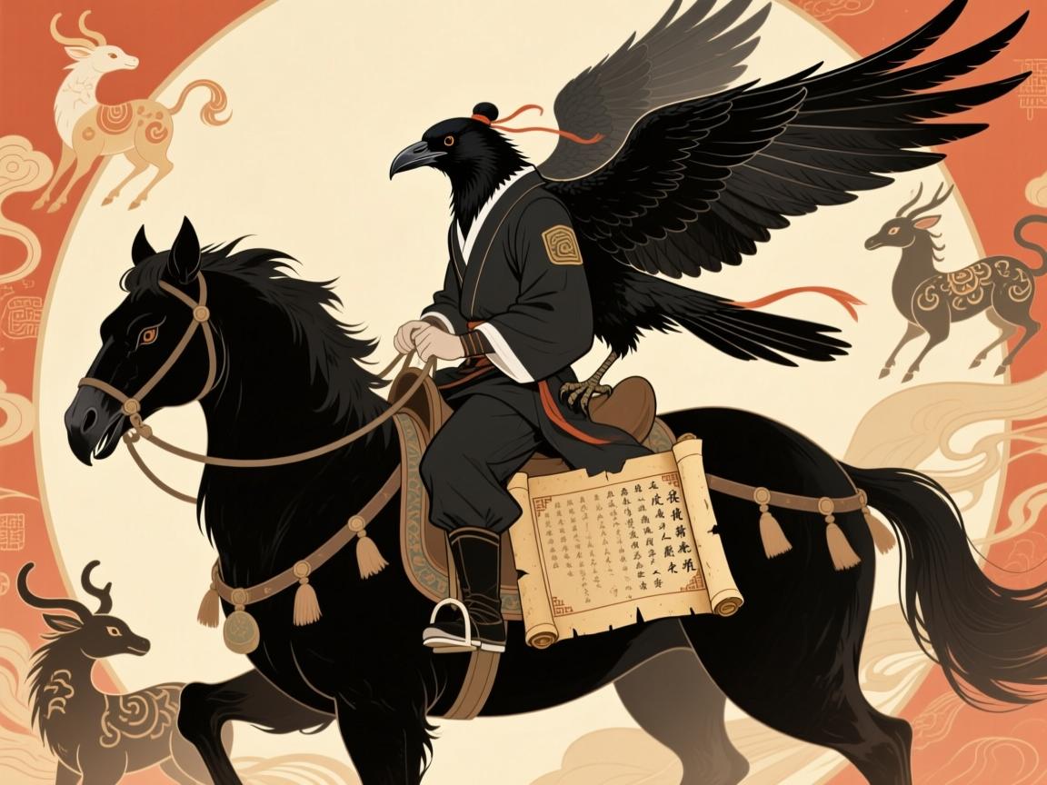 暗羽驮着的古老契约