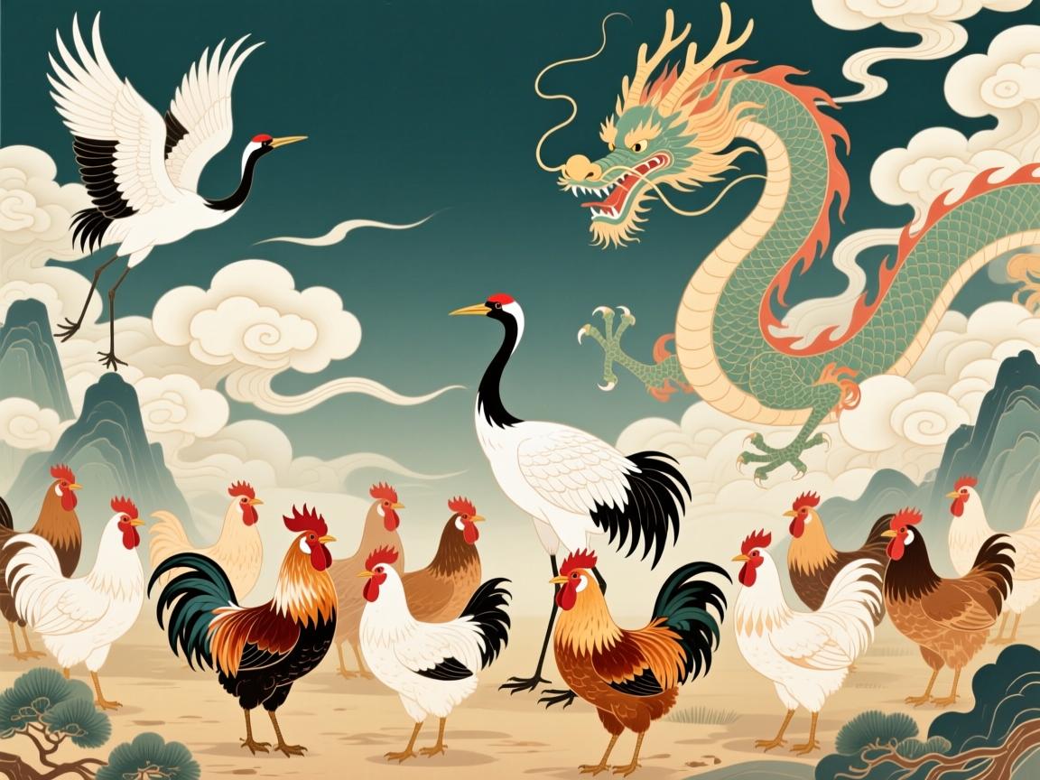 当生肖遇上鹤立鸡群