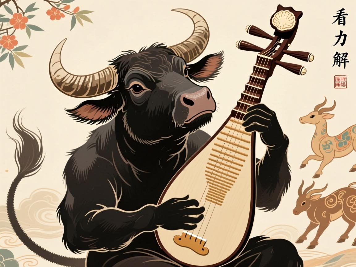 从对牛弹琴看生肖牛的文化解构
