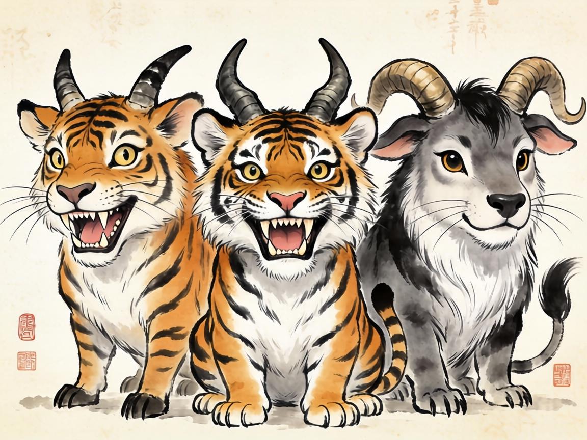 龇牙咧嘴三大生肖