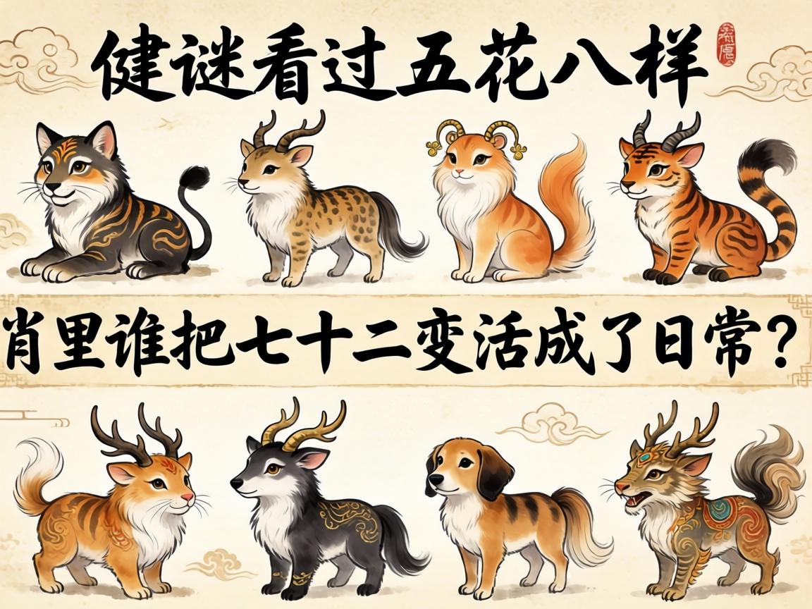 看十二生肖里谁把七十二变活成了日常