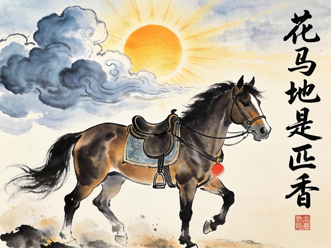 云开见日是匹马