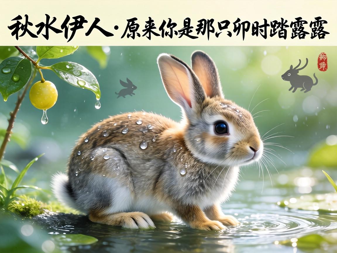 原来你是那只卯时踏露的兔