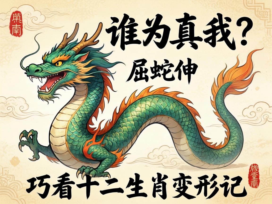 巧看十二生肖的变形记