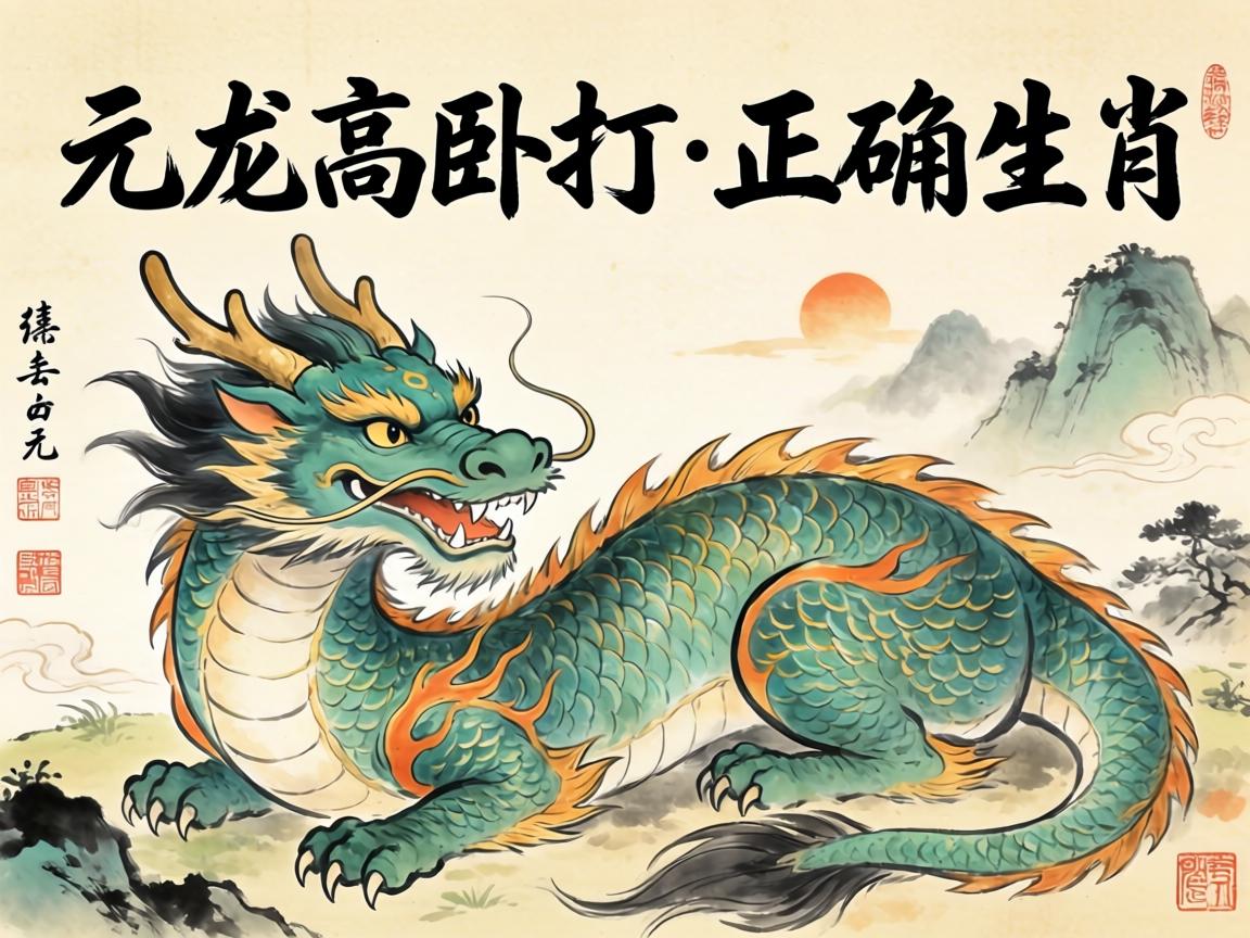 元龙高卧打一正确生肖