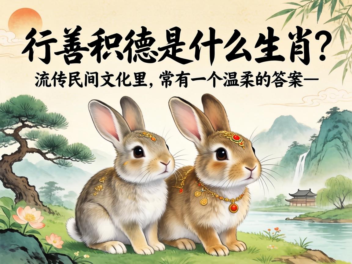 行善积德是什么生肖