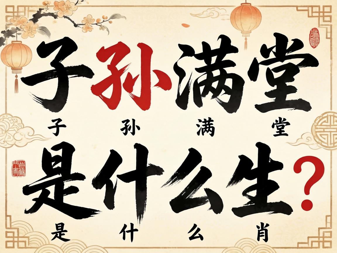 子孙满堂是什么生肖